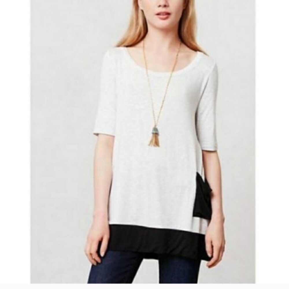 Anthropologie Bordeaux Acadia Tunic Medium